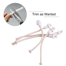 Carica l&#39;immagine nel visualizzatore di Gallery, 7pcs Stoppini di Candela in Cotone con Torcia Ad Alcool Base In... - Ilgrandebazar