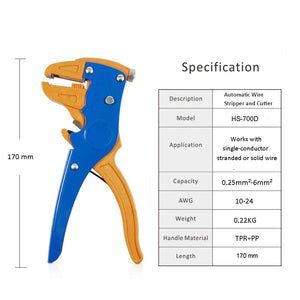 Spelafili e tagliafili automatici, spelafili per cavi 2 in 1 la Blu - Ilgrandebazar
