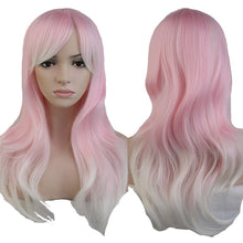 Carica l&#39;immagine nel visualizzatore di Gallery, Parrucca Rosa/Viola Lunga Donna Capelli Lunghi Wig Parrucche Sintetiche per... - Ilgrandebazar