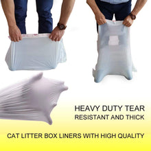 Carica l&#39;immagine nel visualizzatore di Gallery, Sacchetti Lettiera Gatto Borsa con 1 Confezioni da (30 Sacchetti), 91.5×45 cm, Adatto a Servizi Igienici di Grandi e Medie Dimensioni, Borsa per Rifiuti Animali Extra 1 Rotolo (15 Sacchetti)