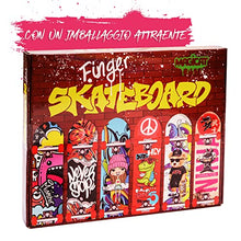 Carica l&#39;immagine nel visualizzatore di Gallery, Magicat 12 skateboard da dito I Giochi di dita per ragazzi e ragazze I Mini giocattolo per bambini di compleanno, regali di natale e pasqua I Finger board con diversi disegni