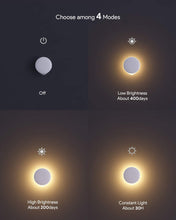 Carica l'immagine nel visualizzatore di Gallery, KORONA Luce Notturna Ricaricabile LED con Sensore di Movimento, USB-C Ricarica, Illuminazione Luminosità Regolabile con Striscia Magnetica Adesiva per Bagno, Cucina, Armadio, Corridoio, Scale