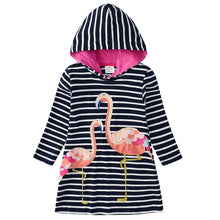 Carica l&#39;immagine nel visualizzatore di Gallery, VIKITA Vestito Ricamo Floreale Manica Lunga Casuale Cotone Bambina L323 5T - Ilgrandebazar