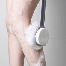 Carica l'immagine nel visualizzatore di Gallery, LIBRNTY Spazzola da Bagno,Manico Lungo Spazzola da Bagno 2 in 1 Spazzola da Bagno per Rimuovere la cheratina,Migliorare la circolazione e la Salute della Pelle,Spazzola Bagno Schiena (grigio)