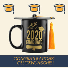 Carica l'immagine nel visualizzatore di Gallery, Onebttl Regalo di Laurea 2020 - Tazza a Cappello di Laurea Come Oggettistica Festa di Laurea, Decorazioni di Laurea, Regalo di Laurea per Lei e Lui (con Confezione Regalo)