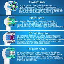Carica l&#39;immagine nel visualizzatore di Gallery, Qlebao testine oral b compatibile con Braun b ricambi spazzolini...