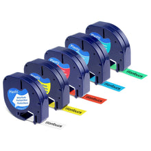 Carica l&#39;immagine nel visualizzatore di Gallery, Nastro per Etichette Wonfoucs Compatibile In sostituzione di Dymo 5 colori - Ilgrandebazar