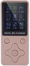 Carica l'immagine nel visualizzatore di Gallery, VBESTLIFE Lettore MP3 Digitale Mini USB MP3 Lettore Portatile MP3 Player Lettore Musicale con Auricolari MP3 / MP4 Music Player Supporto 32GB TF Card(Rosa)