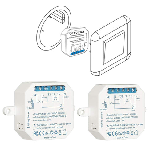 LoraTap Interruttore WiFi Alexa, Smart Timer Switch Funziona in Parallelo... - Ilgrandebazar