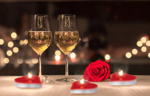 THE TWIDDLERS Romantico A Forma di Cuore Candele Rosse Piccolo Profumo... - Ilgrandebazar