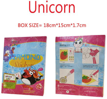 Carica l&#39;immagine nel visualizzatore di Gallery, 400 magic Kit di Adesivi per Pittura Diamante 5D Fai-da-Te per Bambini Kit per Pittura Diamante di Natale Piccolo Facile Dipingi con I Numeri (Animal)