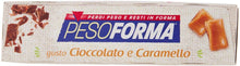 Carica l&#39;immagine nel visualizzatore di Gallery, Pesoforma Barrette - Cioccolato e Caramello, Pasti Sostitutivi Dimagranti, 12 x 31g
