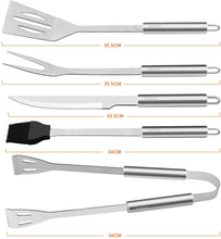 Carica l'immagine nel visualizzatore di Gallery, VPCOK 33 in 1 Attrezzi Barbecues Utensili Barbecue Kit Barbecue Barbecue Posate Set di Griglia per BBQ Griglia Barbecue Accessori Barbecue in Acciaio Inox Perfetto per Campeggio/Regalo