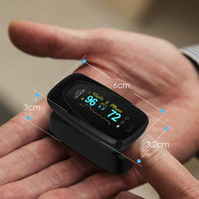 Carica l'immagine nel visualizzatore di Gallery, SIMBR Pulsossimetro,Saturimetro da Dito Portatile Professionale con Display LCD per Frequenza del Polso(PR) e La saturazione di Ossigeno(SpO2) Misure.