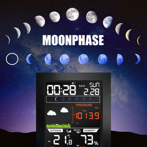 VLIKE Stazione Meteo con Sensore Esterno Wireless Controllo Radio VL2810 - Ilgrandebazar