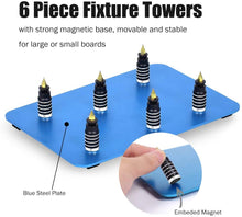 Carica l'immagine nel visualizzatore di Gallery, Aiutando le Mani a Saldare Toolour Terza Mano per la Saldatura Porta PCB Mano d'Aiuto per Gioielli Craft Elettronico Passatempo Base in Metallo Pesante Piedini in Gomma Antiscivolo