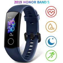Carica l&#39;immagine nel visualizzatore di Gallery, HONOR Band 5 Smartwatch Orologio Fitness Tracker Uomo Donna Smart Watch Blu - Ilgrandebazar