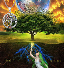 Carica l&#39;immagine nel visualizzatore di Gallery, Collana Donna in Argento 925,Albero Della Vita Ciondolo Cubic Zirconia... - Ilgrandebazar