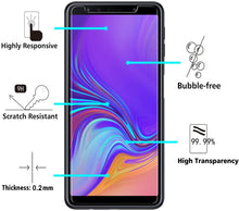 Carica l'immagine nel visualizzatore di Gallery, iVoler [2 Pack] Vetro Temperato per Samsung Galaxy A7 2018 / J4 Plus 2018 / J6 Plus 2018 [Garanzia a Vita], Pellicola Protettiva Protezione per Schermo per Samsung A7 2018 / J4+ 2018 / J6+ 2018
