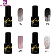Carica l&#39;immagine nel visualizzatore di Gallery, KADS 6PCS Soak Off UV LED Smalto semipermanente in Gel gel polish Nail SET 19 - Ilgrandebazar
