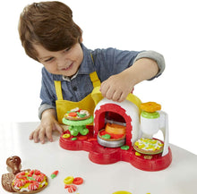 Carica l'immagine nel visualizzatore di Gallery, Hasbro Play-Doh Play-Doh-La Pizzeria (playset con 5 vasetti di pasta da modellare), Multicolore, E4576EU4