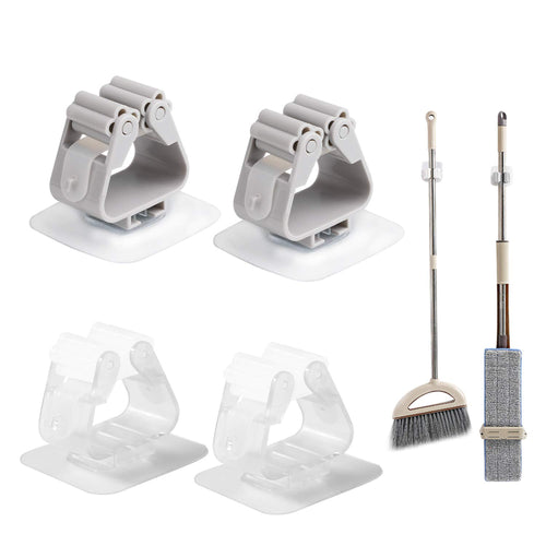 Hifot Mop Holder, Multifunzione Portascope da Muro, Autoadesive Portascope,... - Ilgrandebazar