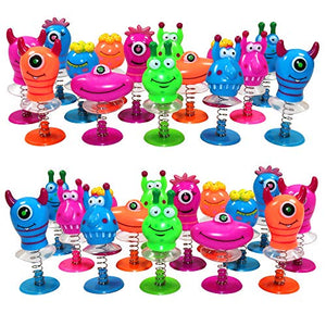 THE TWIDDLERS Monster Jump ups - Piccoli Molla Mostri Giocattolo -... - Ilgrandebazar