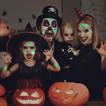 Carica l&#39;immagine nel visualizzatore di Gallery, Tatuaggi per Bambini 300 Finti Luminous Horror Tatuaggi Temporanei per Bambini Adesivi,Scheletri Pipistrelli Fantasmi Ragni Clowns Demoni Cat Tatuaggi,Compleanno Festa Gadget Regalini Hallowee-20