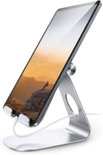 Carica l&#39;immagine nel visualizzatore di Gallery, Lamicall Supporto Tablet, Supporto Regolabile : Universale Stand Dock per 2018 Pad PRO 10.5, PRO 9.7, PRO 12.9, Pad Mini 2 3 4, Pad Air, Air 2, Phone, Samsung Tab, Altri Tablets - Argento