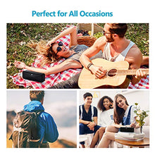 Carica l&#39;immagine nel visualizzatore di Gallery, Altoparlante Sonkir Bluetooth Portatili 5.0, Axloie Speaker Wireless Senza Fili Nero