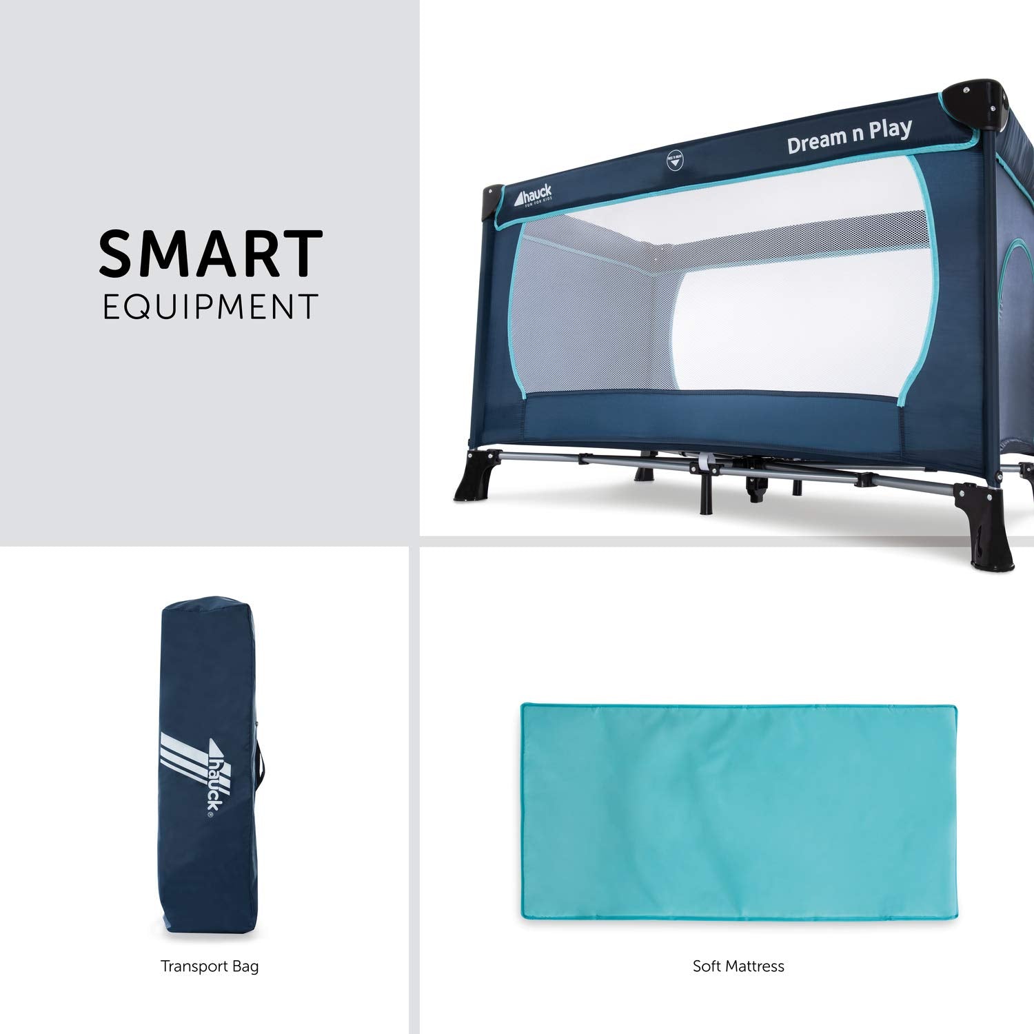 Lettino Da Viaggio Neonato Dream N Play XXL - Pieghevole, Con Materasso, Zanzariera E Borsa, Beige - Foto 9