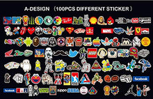 Carica l&#39;immagine nel visualizzatore di Gallery, Neuleben Sticker Pack 100-Pcs Adesivi Stickers Vinili per Computer A