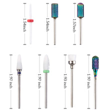 Carica l&#39;immagine nel visualizzatore di Gallery, Set di Punte per Unghie, H/E 7 Pcs Fresa Unghi, Professionale Nail... - Ilgrandebazar