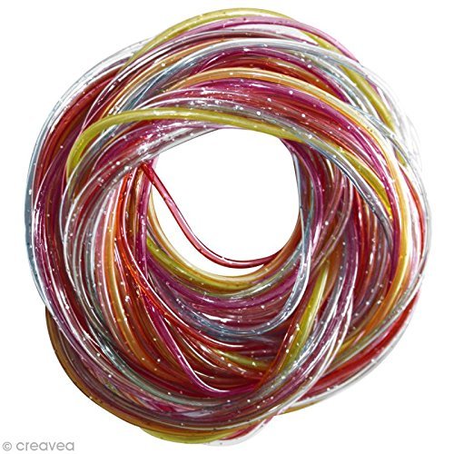 WEB2O Paillettes Scoubidou with 100x Knotting Bands - Ilgrandebazar