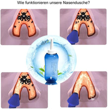 Carica l'immagine nel visualizzatore di Gallery, 300ml Lavaggio Nasale,Irrigatore Nasale Manuale per Lavaggi Nasali Neti Lota manuale per Irrigazione nasale Naso Pulizia Bottiglia