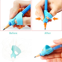 Carica l'immagine nel visualizzatore di Gallery, Impugnatura Matita, Dsaren 4 PZ Ergonomico Matita Grip per taglia unica, Blu - Ilgrandebazar