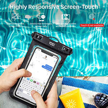 Carica l'immagine nel visualizzatore di Gallery, YOSH Custodia Impermeabile Smartphone [Garanzia a Vita] IPX8 Nero