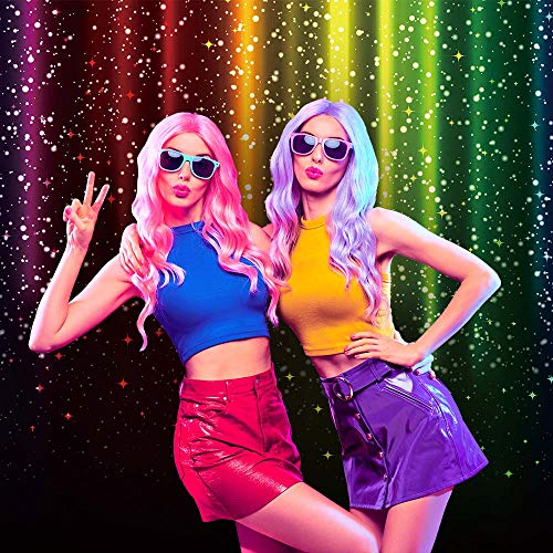 Allenjoy Let's Glow - Sfondo fotografico per festa musicale, danza, 8'x6'