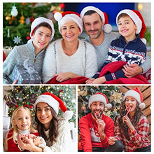 Carica l&#39;immagine nel visualizzatore di Gallery, LIVESTN 3 Pezzi Cappello da Babbo Natale Cappello Babbo Natale Peluche, Cappelli di Natale Rossi Unisex per Adulti e Bambini, per Festa di Natale Costume Cosplay Capelli Accessori (adulto)