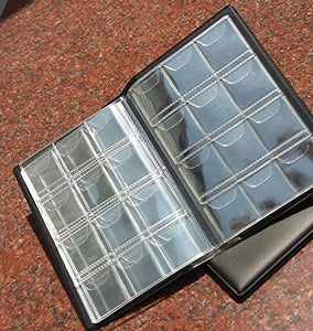 1Pcs Black 10 Pages 120 Pockets Coin Collection Album Commemorative Coins... - Ilgrandebazar