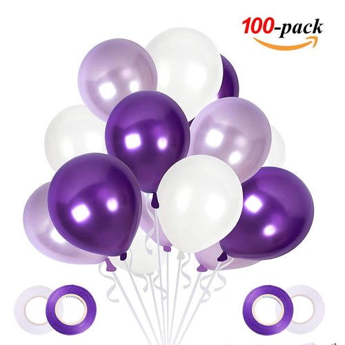 JOJOR 100 Palloncini Colorati Misti, Compleanno ,Palloncini... - Ilgrandebazar
