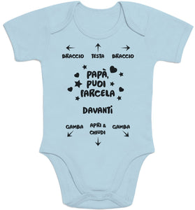 Shirtgeil papà puoi farcela - Regali teneri per Il Body Neonato Manica... - Ilgrandebazar