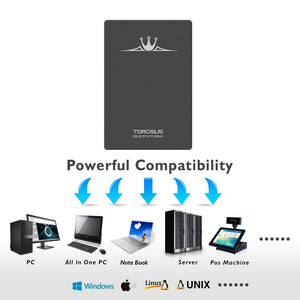 TOROSUS 60GB 120GB 240GB 480GB Industrial SSD Enterprise TSA 120GB, Nero - Ilgrandebazar