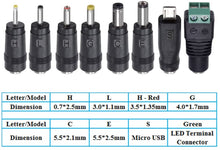 Carica l'immagine nel visualizzatore di Gallery, PChero 24W Alimentatore Universale con 8 Spine CC per 3V-12V Elettronica Domestica e Dispositivi USB - 2000mA Max