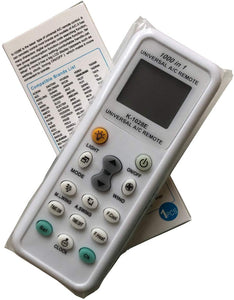 Telecomando Universale per Condizionatori Climatizzatori Compatibile con MITSUBISHI TOSHIBA HITACHI FUJITSU PANASONIC LG SHARP SAMSUNG SANYO, con Schermo Retroilluminato