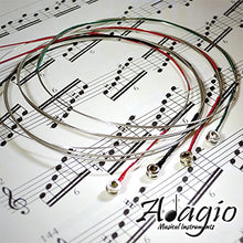 Carica l&#39;immagine nel visualizzatore di Gallery, Adagio Pro - Set di corde per violino argento, classiche 4/4, con gancini... - Ilgrandebazar
