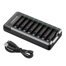Carica l&#39;immagine nel visualizzatore di Gallery, Batterie AA Ricaricabili, POWEROWL 8 Pezzi 2800 8AA, Ricaricabili - Ilgrandebazar