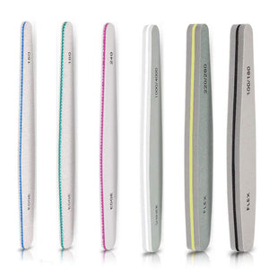 Set 6 Lima Unghie Professionale Gel Acrilico Manicure Buffer Lime Unghie... - Ilgrandebazar