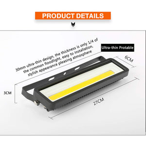 Lotto di 2 Outdoor Faretto LED da Esterno 50W 4000LM, Faro Bianco Caldo 50w - Ilgrandebazar