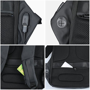 Naturalife Zaino per Laptop Antifurto con Cerniera Nascosta, Porta PC...